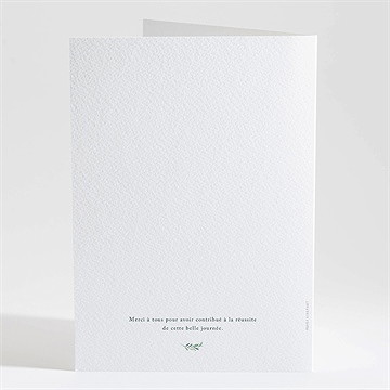 Livret de messe mariage semer notre amour - Dos du livret