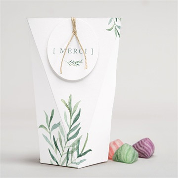 Boîte surprise mariage semer notre amour superposé