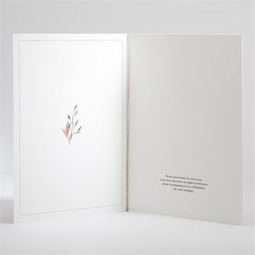 Livret de messe mariage on sème - Intérieur du livret