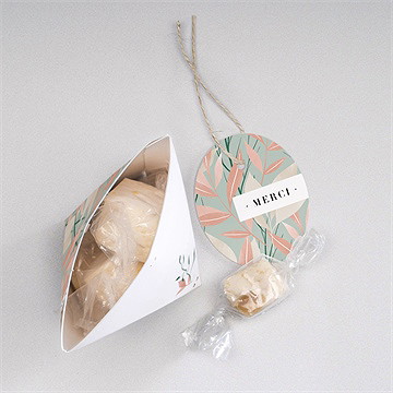 Boîte surprise mariage on sème - Intérieur de la boîte