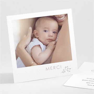 Remerciement naissance ses petits chaussons