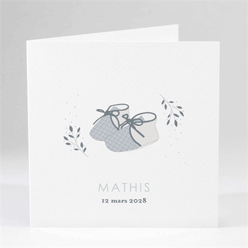 Faire-part naissance mes petits souliers