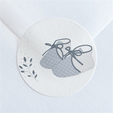 Sticker naissance mes petits souliers