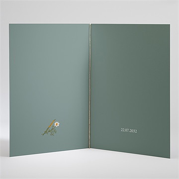 Livret de messe mariage gravure champêtre - Intérieur du livret