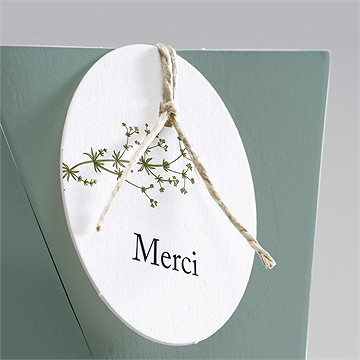 Boîte surprise mariage gravure champêtre - Détail de la boîte