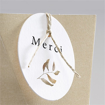 Boîte surprise mariage notre bouquet champêtre - Détail de la boîte