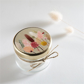 Sticker mariage notre bouquet champêtre - Mise en situation