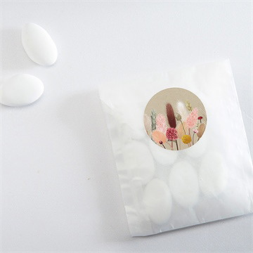 Sticker mariage notre bouquet champêtre - Mise en situation