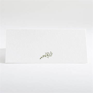 Marque-place mariage gravure champêtre - Dos du marque-place