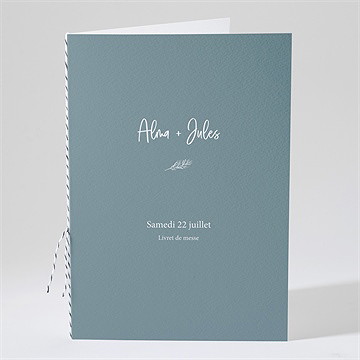 Livret de messe mariage so let love grow