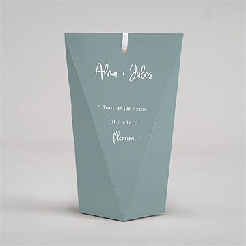 Boîte surprise mariage so let love grow - Dos de la boîte