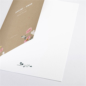 Livret de messe mariage champêtre et poésie - Détail du livret