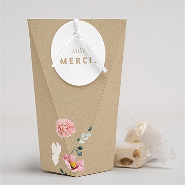 Boîte surprise mariage champêtre et poésie