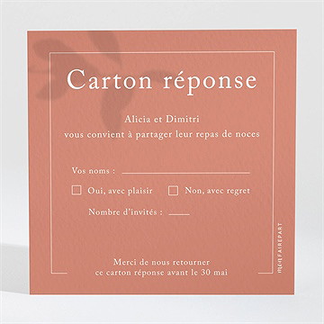 Carton réponse mariage coming soon