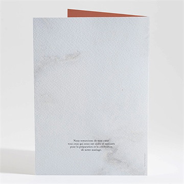 Livret de messe mariage coming soon - Dos du livret