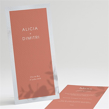 Menu mariage coming soon