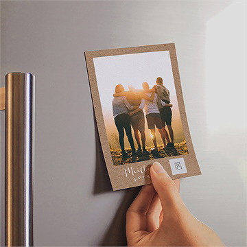 Carte de voeux des projets plein la tête - Mise en situation