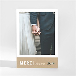 Remerciement mariage champêtre et poésie