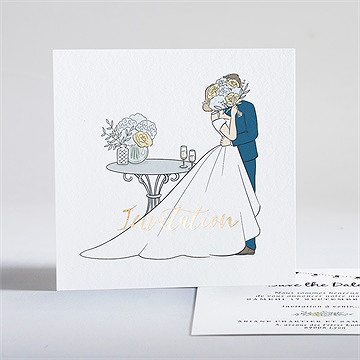 Save the Date mariage guinguette