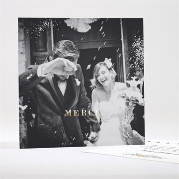 Remerciement mariage guinguette