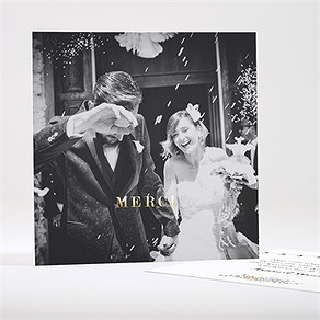 Remerciement mariage guinguette