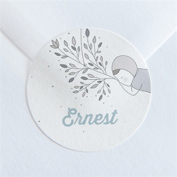 Sticker naissance tellement tendre