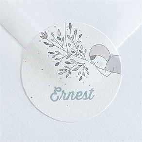 Sticker naissance tellement tendre