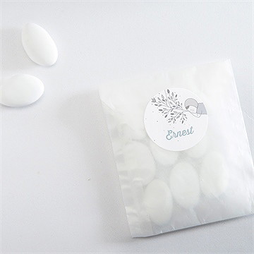 Sticker naissance tellement tendre - Mise en situation