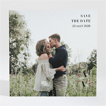Save the Date mariage so nature !