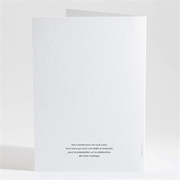 Livret de messe mariage so nature ! - Dos du livret