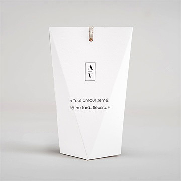 Boîte surprise mariage so nature ! - Dos de la boîte