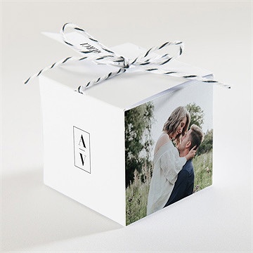 Boîte de dragées mariage so nature ! - Dos de la boîte