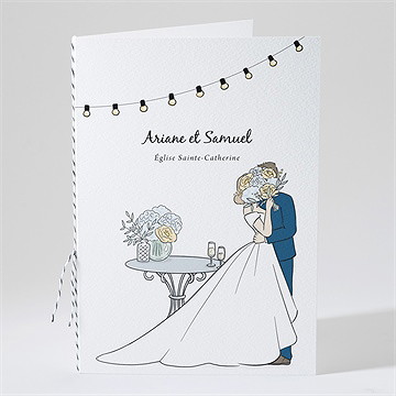 Livret de messe mariage guinguette