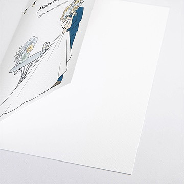 Livret de messe mariage guinguette - Intérieur du livret