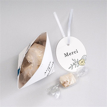 Boîte surprise mariage guinguette - Intérieur de la boîte