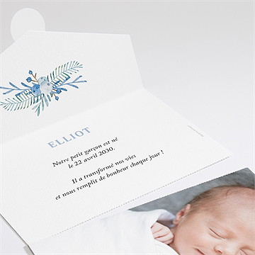 Faire-part naissance petites nuances - Intérieur du faire-part