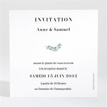Carton d'invitation mariage a la folie !