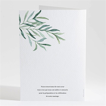 Livret de messe mariage a la folie ! - Dos du livret