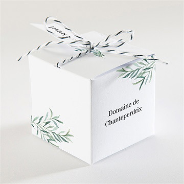 Boîte de dragées mariage a la folie ! - Dos de la boîte