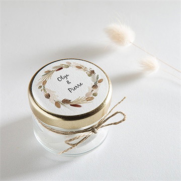 Sticker mariage notre bouquet d'automne - Mise en situation