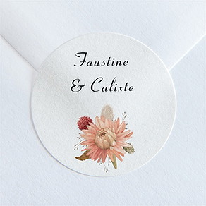 Sticker mariage en délicatesse