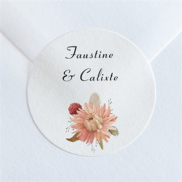 Sticker mariage en délicatesse