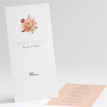 Menu mariage en délicatesse