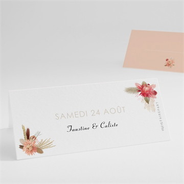 Marque-place mariage en délicatesse