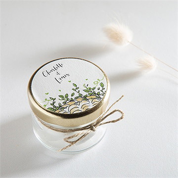 Sticker mariage fusion champêtre - Mise en situation