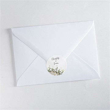 Sticker mariage fusion champêtre - Mise en situation