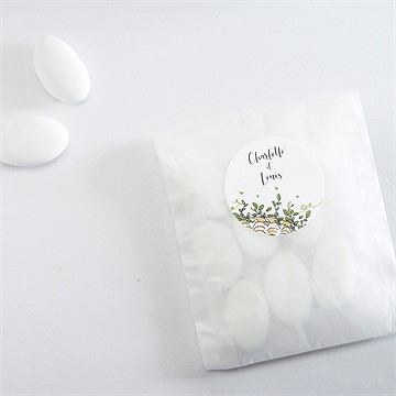 Sticker mariage fusion champêtre - Mise en situation