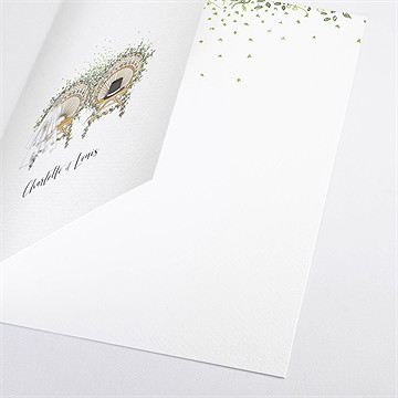 Livret de messe mariage fusion champêtre - Détail du livret