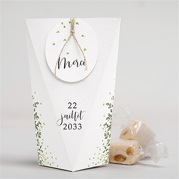 Boîte surprise mariage fusion champêtre