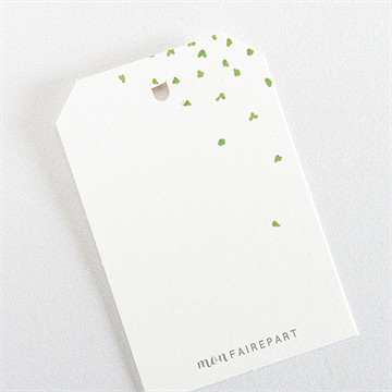 Etiquette mariage fusion champêtre - Dos de l'étiquette